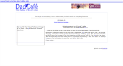 Desktop Screenshot of dadcafe.co.uk
