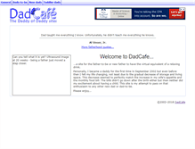 Tablet Screenshot of dadcafe.co.uk